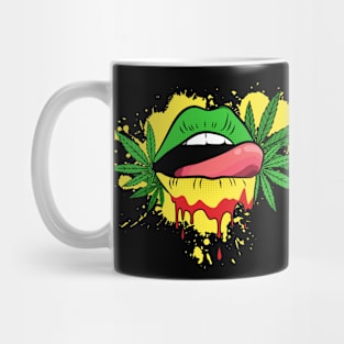 RASTAFARIAN DRIPPED LIPS Mug